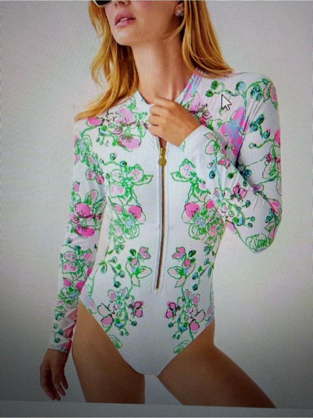 NWT Lilly Pulitzer Randee Rashguard One Piece Swimsuit Orchids On The Avenue 8